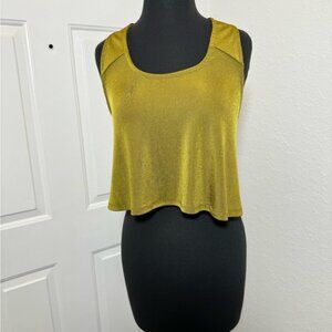 Free people Gold Sleeveless Women's Top